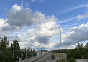 Pilviä.